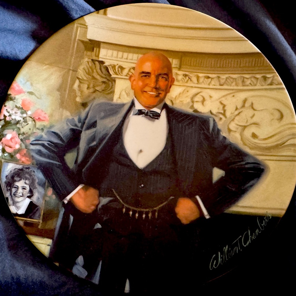 Bradford Exchange “Daddy Warbucks” collectors plate